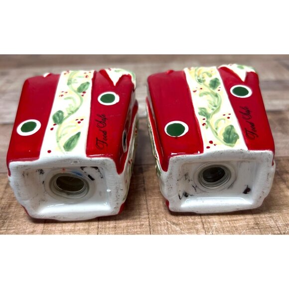 Hand-Painted Present Design Salt & Pepper Shaker Set By Fred & Folly - Picture 4 of 7